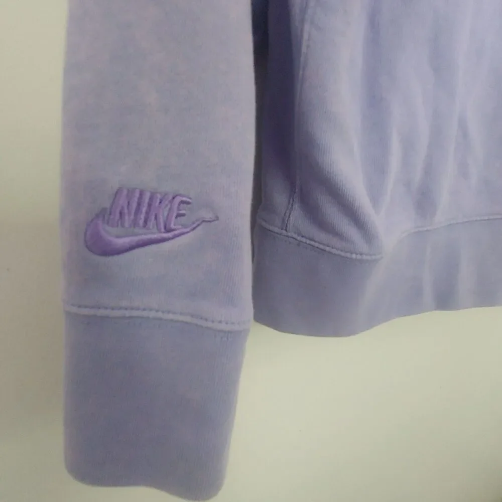 Nike Mens Lavender Hoodie Fleece Just Do It Size L Hooded Sweatshirt